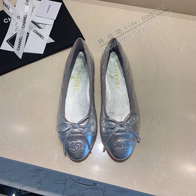 Chanel女鞋 香奈兒頂級芭蕾舞鞋 Chanel羊皮舒適平底鞋  naq1076
